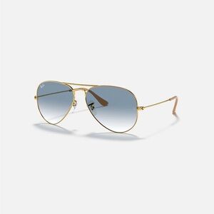 Ray-Ban Gold Aviator Sunglasses